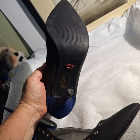 Promise Women's Shoes Stiletto Heels Faux Suede Ankle Strap Office Siren 10 - Picture 10 of 10